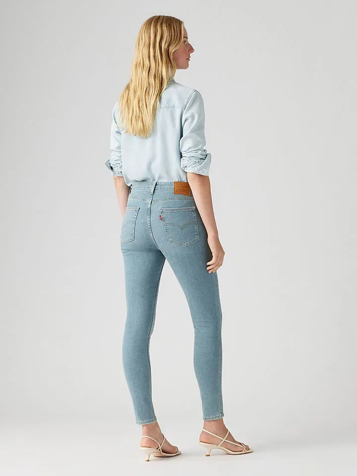 Женские джинсы скинни фит Levi's, Light Blue — фото 3