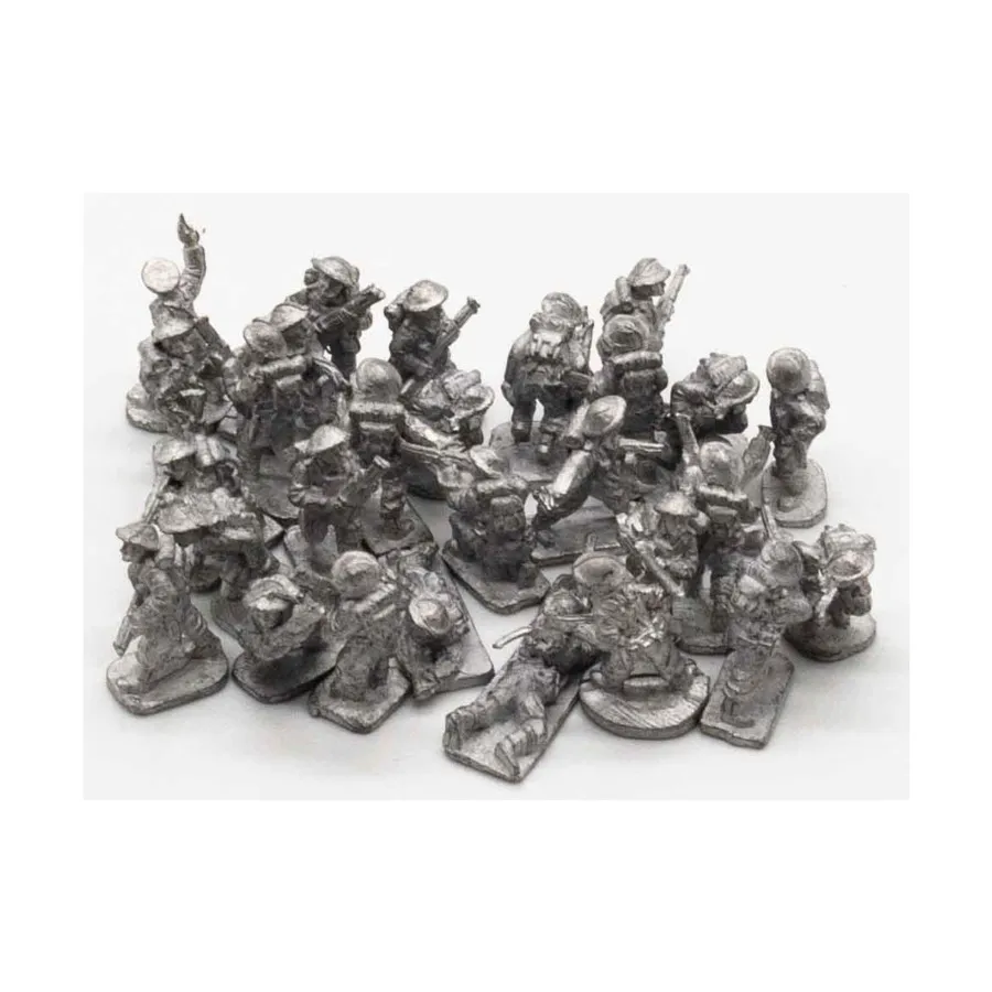 

Коллекция британской пехоты времен Второй мировой войны № 2, Miscellaneous Historical Miniatures - Loose Miniatures (15mm) (Unidentifiable Manufacturer)