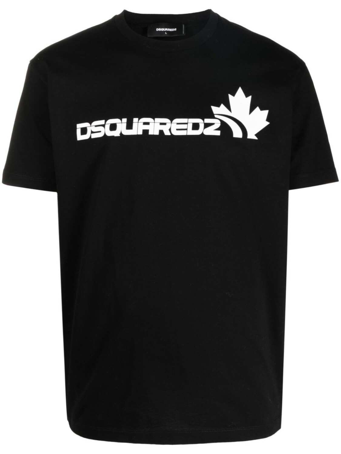 

DSQUARED2 футболка с логотипом Maple Leaf, черный