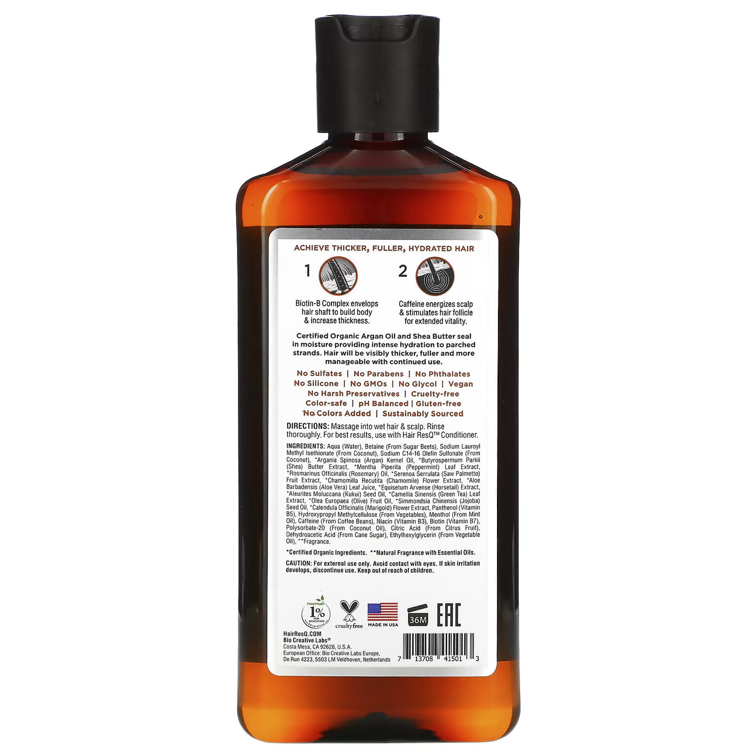 Petal Fresh, Hair ResQ, шампунь для густоты волос, для сухих волос, 355 мл (12 жидк. унций) — фото 3