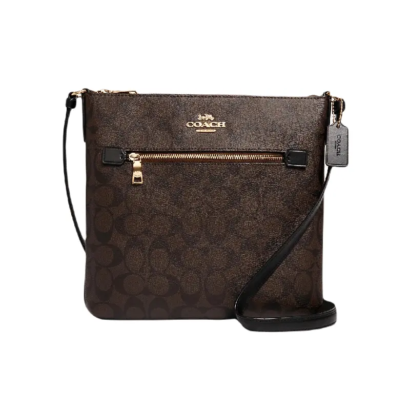 

Сумка Coach Outlet Rowan File In Signature Canvas, коричневый