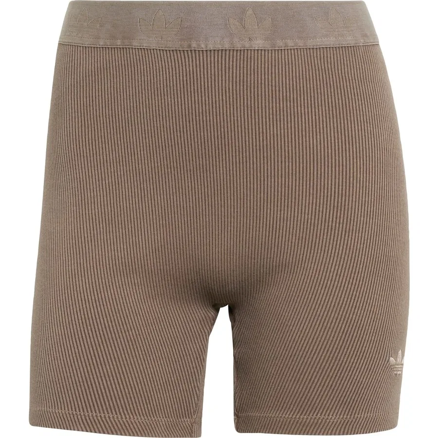 Лосины с рибаной Adidas Originals Essentials Washed 1/4, Коричневый — фото 3