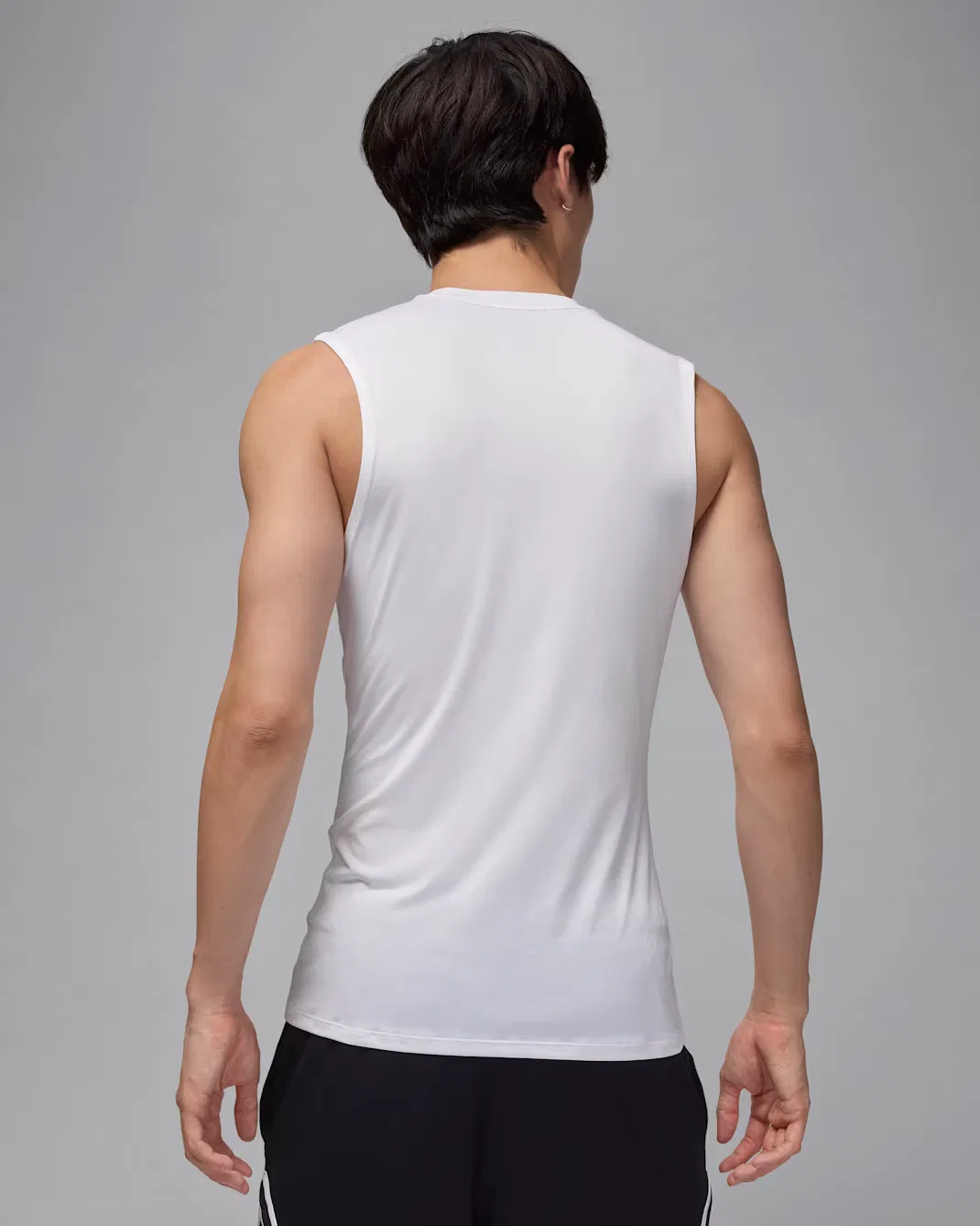 Мужская майка-безрукавка Dri-FIT Jordan Sport, White/Black — фото 2