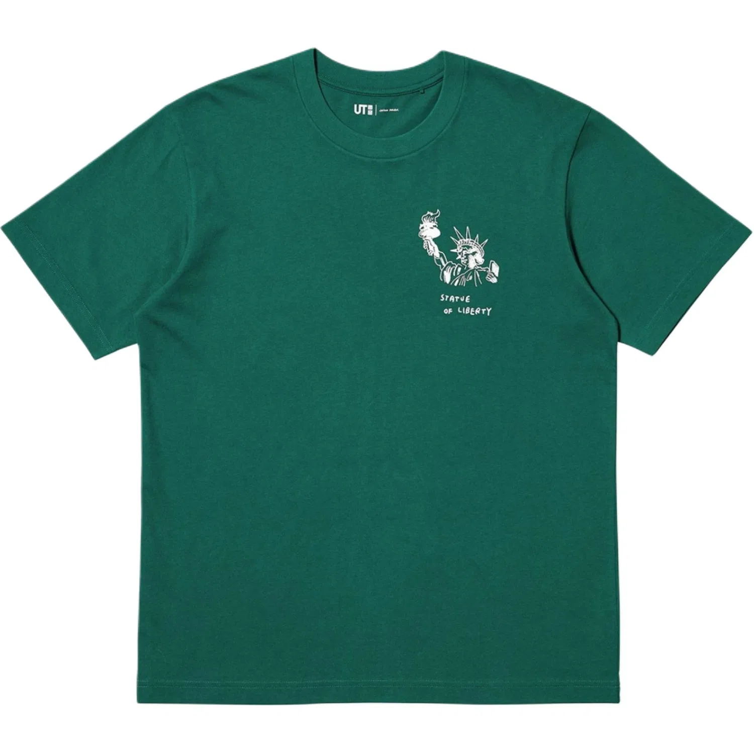 Детская футболка с принтом Jason Polan UNIQLO, Dark Green