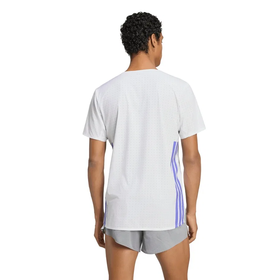 Спортивная футболка ADIDAS PERFORMANCE Performance Shirt 'ADIZERO' белого цвета — фото 3