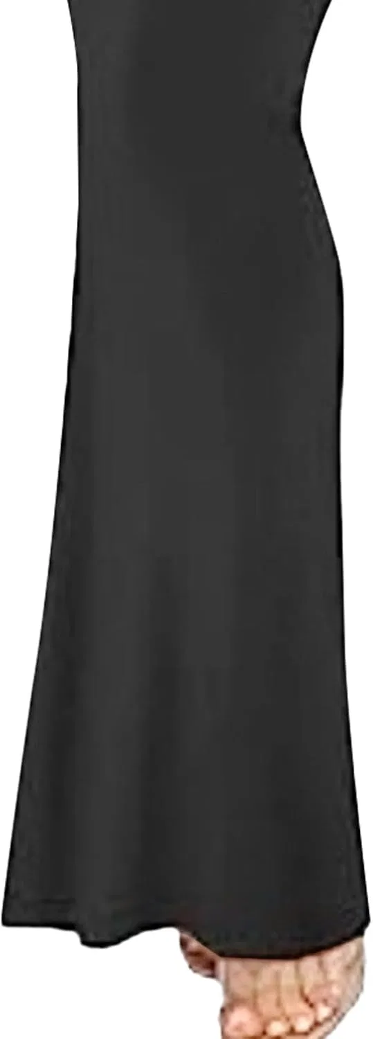 Женское летнее платье на бретелях bodycon Generic, Black — фото 3