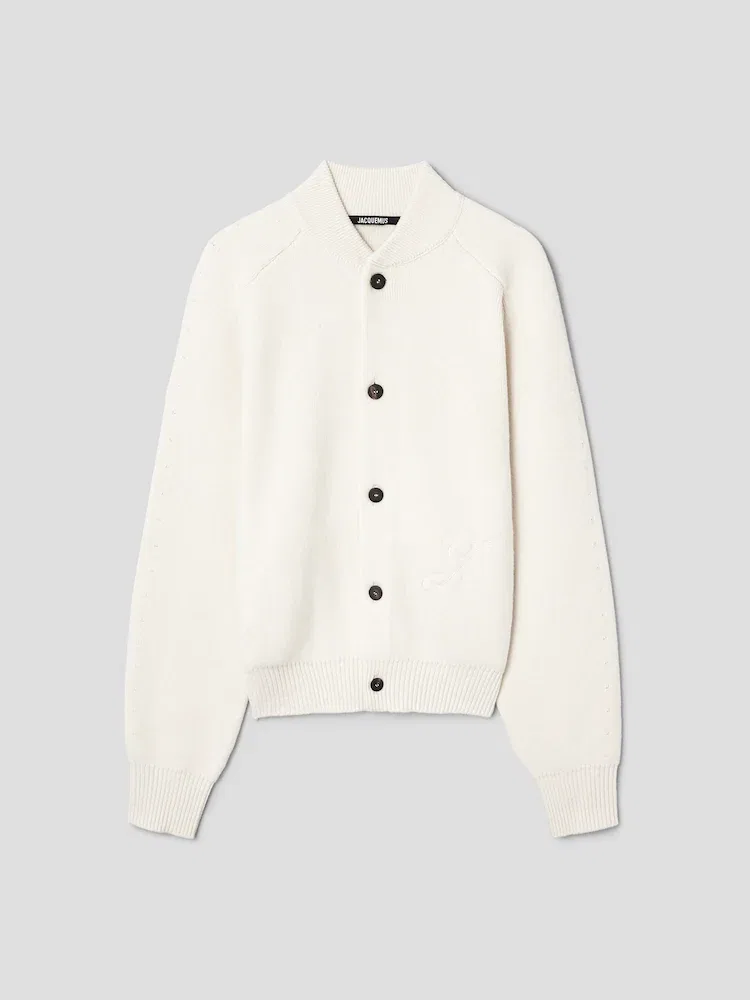 Кардиган оверсайз Pallone JACQUEMUS, Off-White