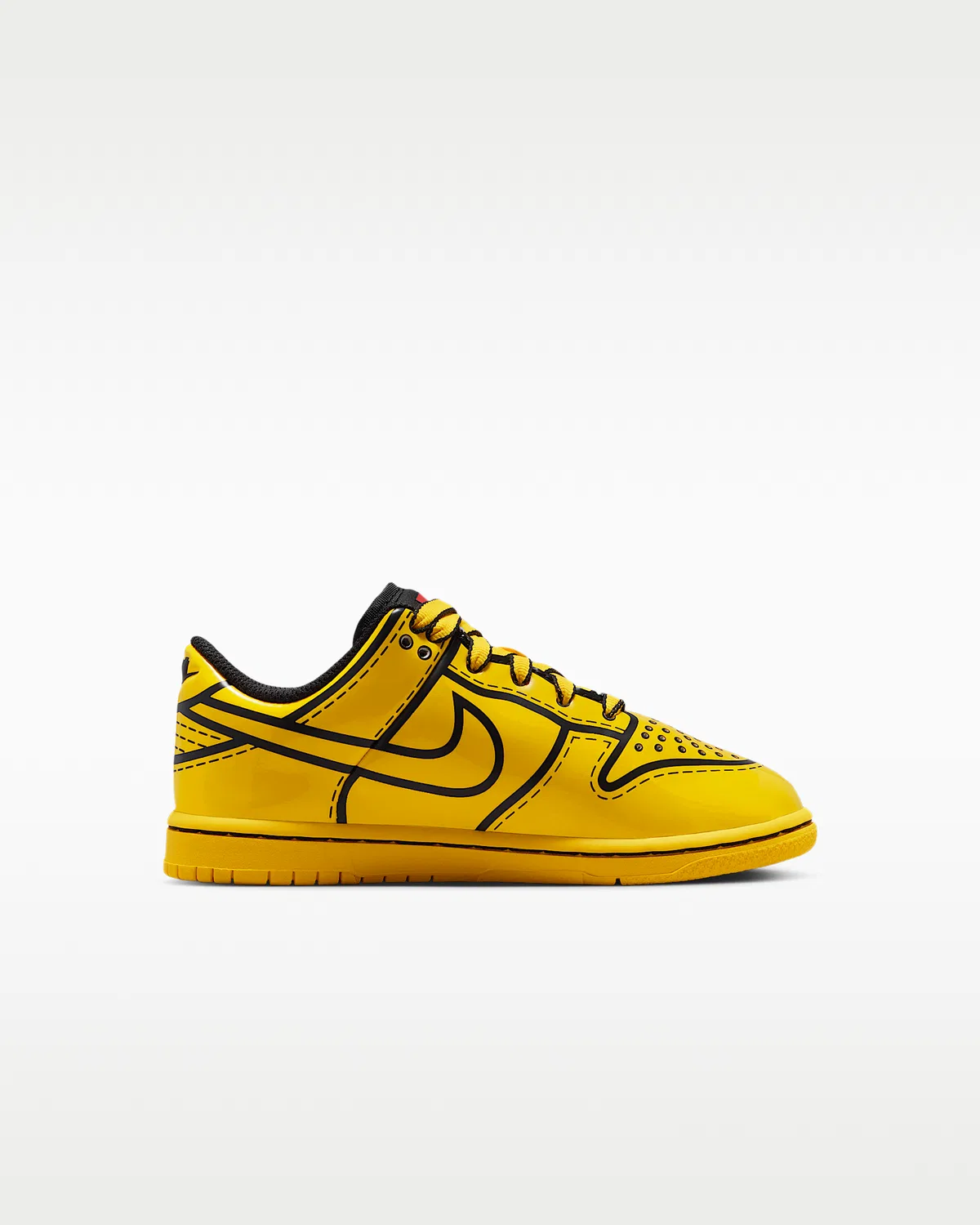 Кроссовки Nike Dunk Low x LEGO® Collection для малышей, Tour Yellow/Black/Rush Red/Tour Yellow — фото 3