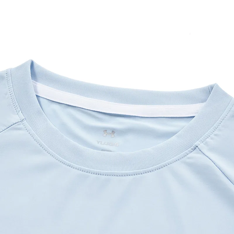 Футболка с круглым вырезом, умеренная растяжимость, Under Armour, Light Silicon Blue — фото 4