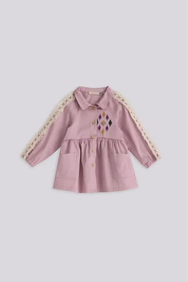 Детское платье для девочек хлопковое Gb Baby, Pink