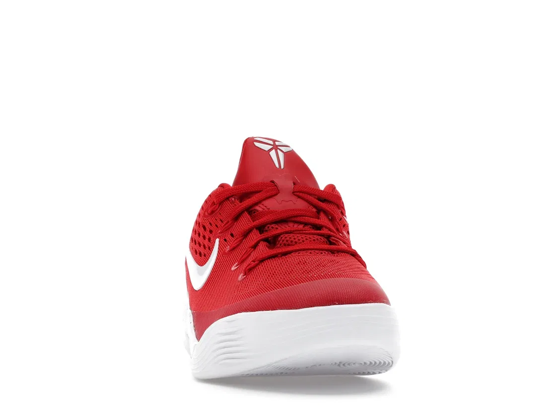 Детские кроссовки для баскетбола с низким верхом Nike Kobe 9 EM Low TB Nike, University Red/White/White — фото 2