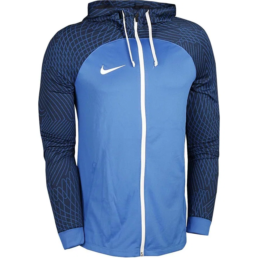 Свитшот спортивный с капюшоном Dri-Fit Strike Nike, Синий