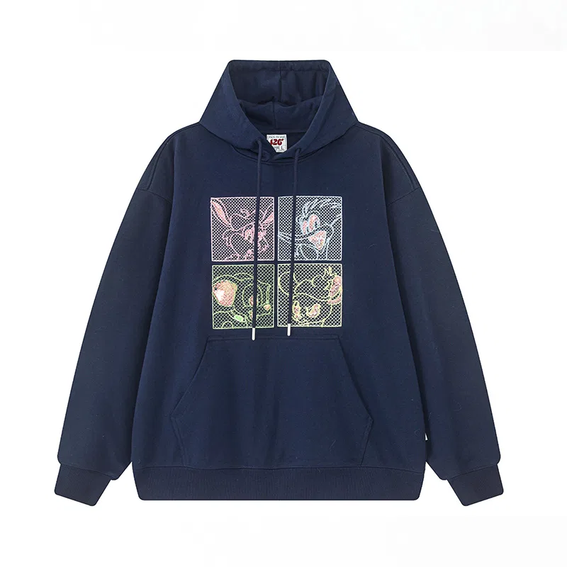 Детский худи с капюшоном Navy Blue F426