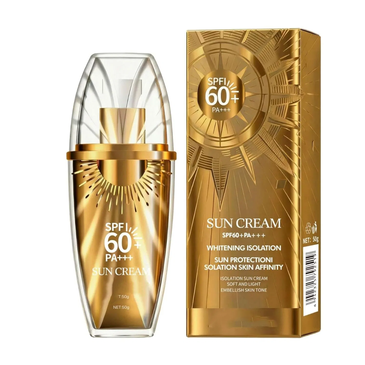 Солнцезащитный крем для лица SPF 60+ PA+++, 50 г, Generic