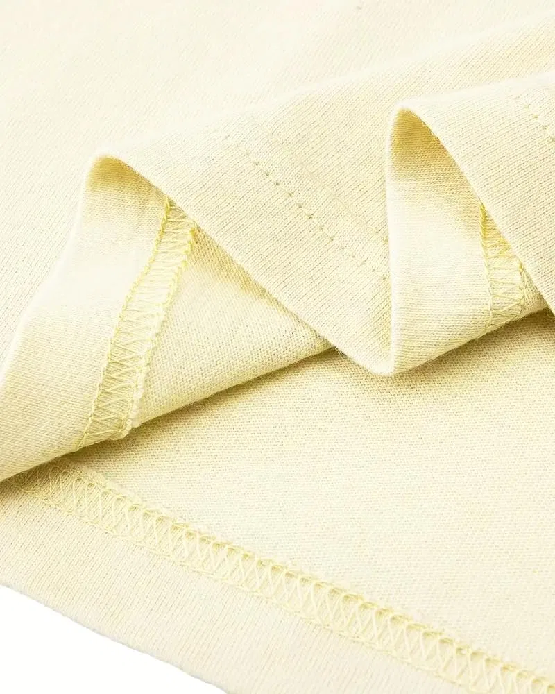 Футболка с принтом V-образным вырезом Keep It Salty Defy Daily, Creamy Yellow — фото 4