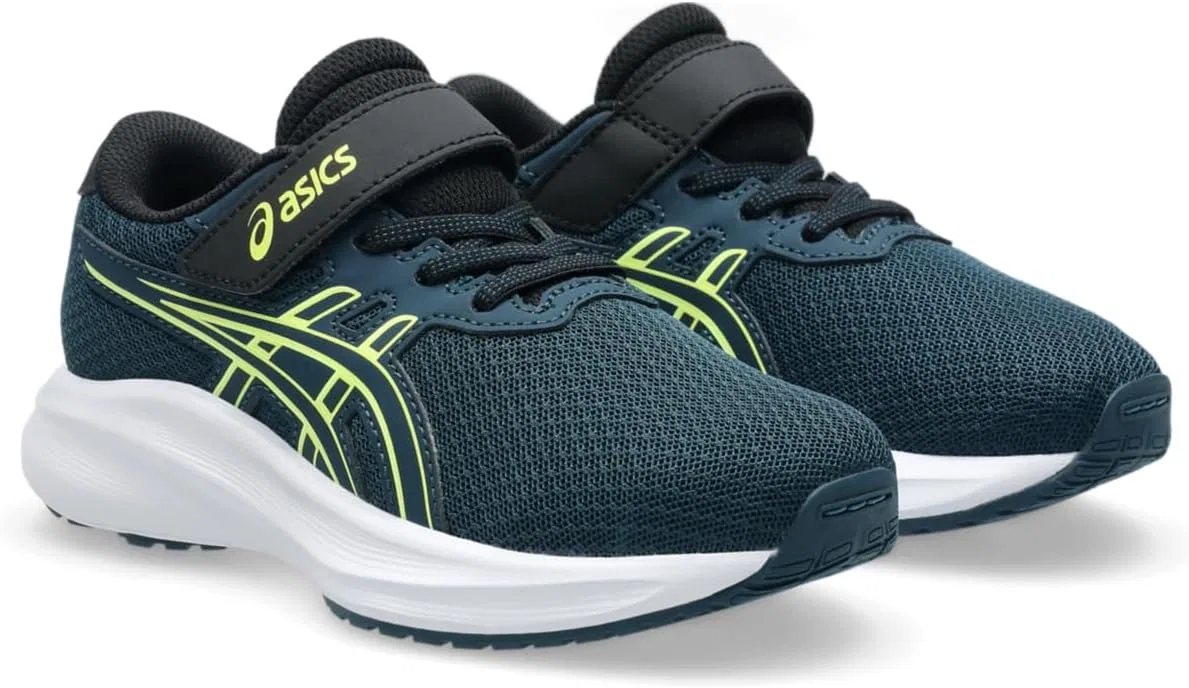 Детские беговые кроссовки для мальчиков PRE Excite 11 PS ASICS, Tranquil Teal/Citron — фото 2