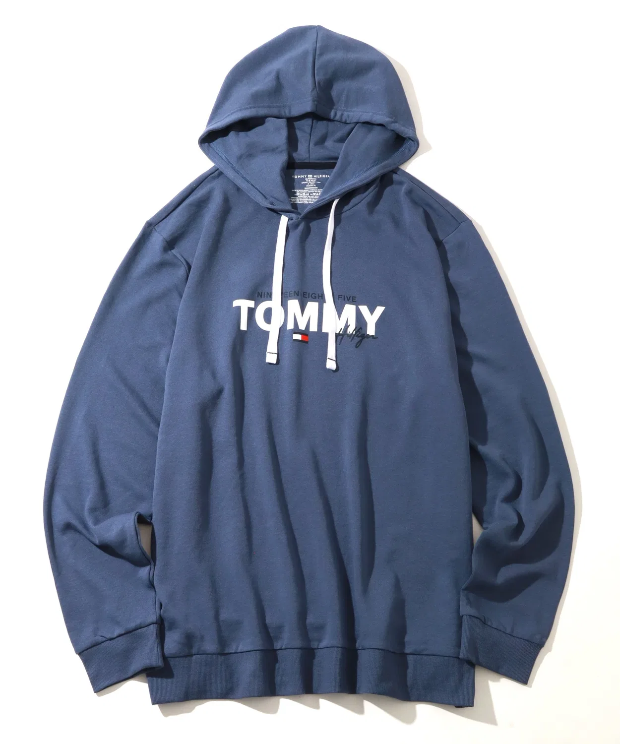 Мужское худи с принтом Tommy Hilfiger, Blue — фото 4