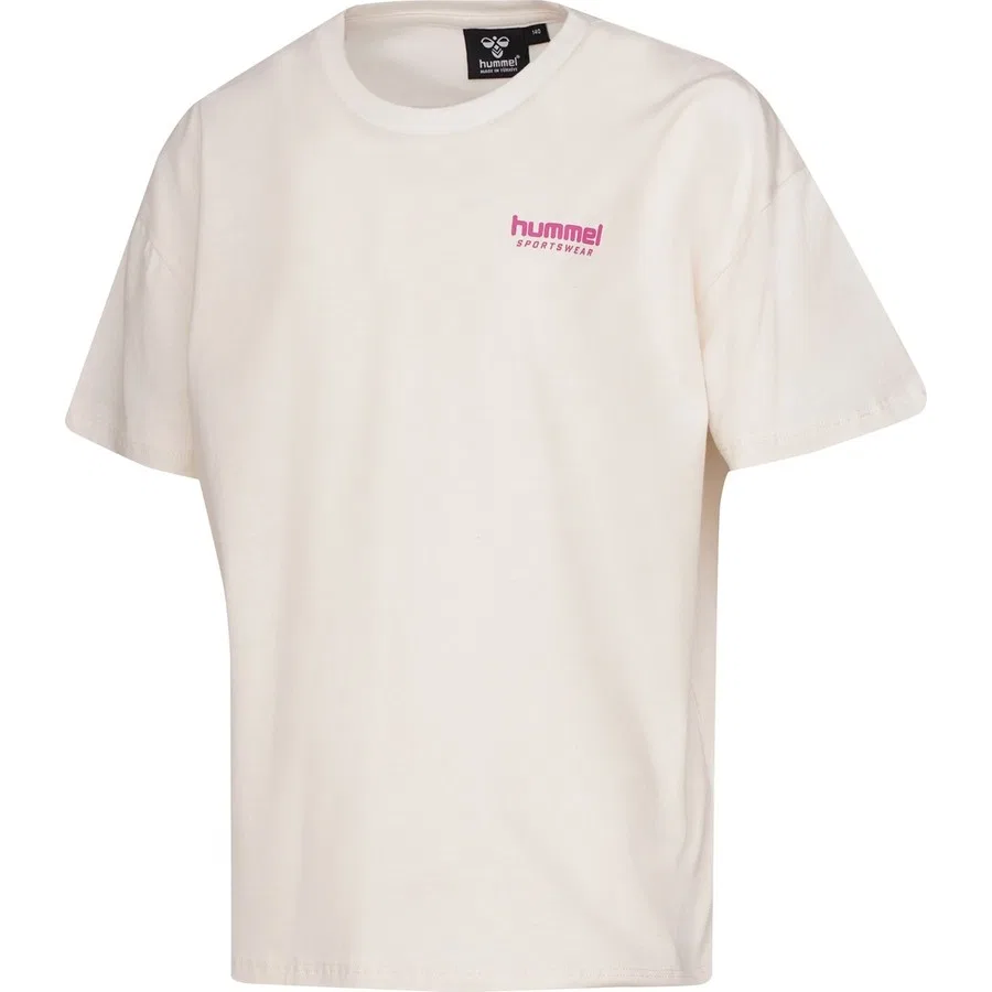Детская футболка с коротким рукавом Hummel Luz T-Shirt S/S, Экрю