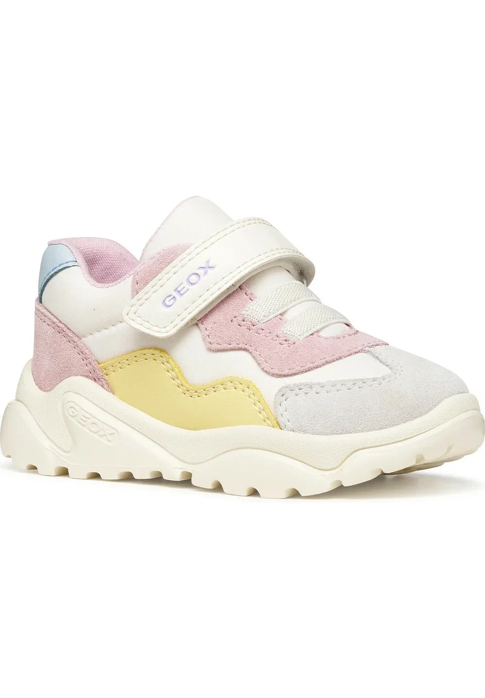 B ciufciuf girl - детские туфельки Geox, Off White Pink — фото 2