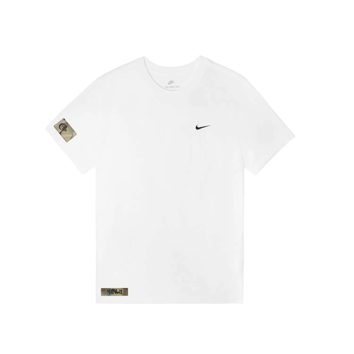 Футболка спортивная с логотипом Nike, белая, мужская
