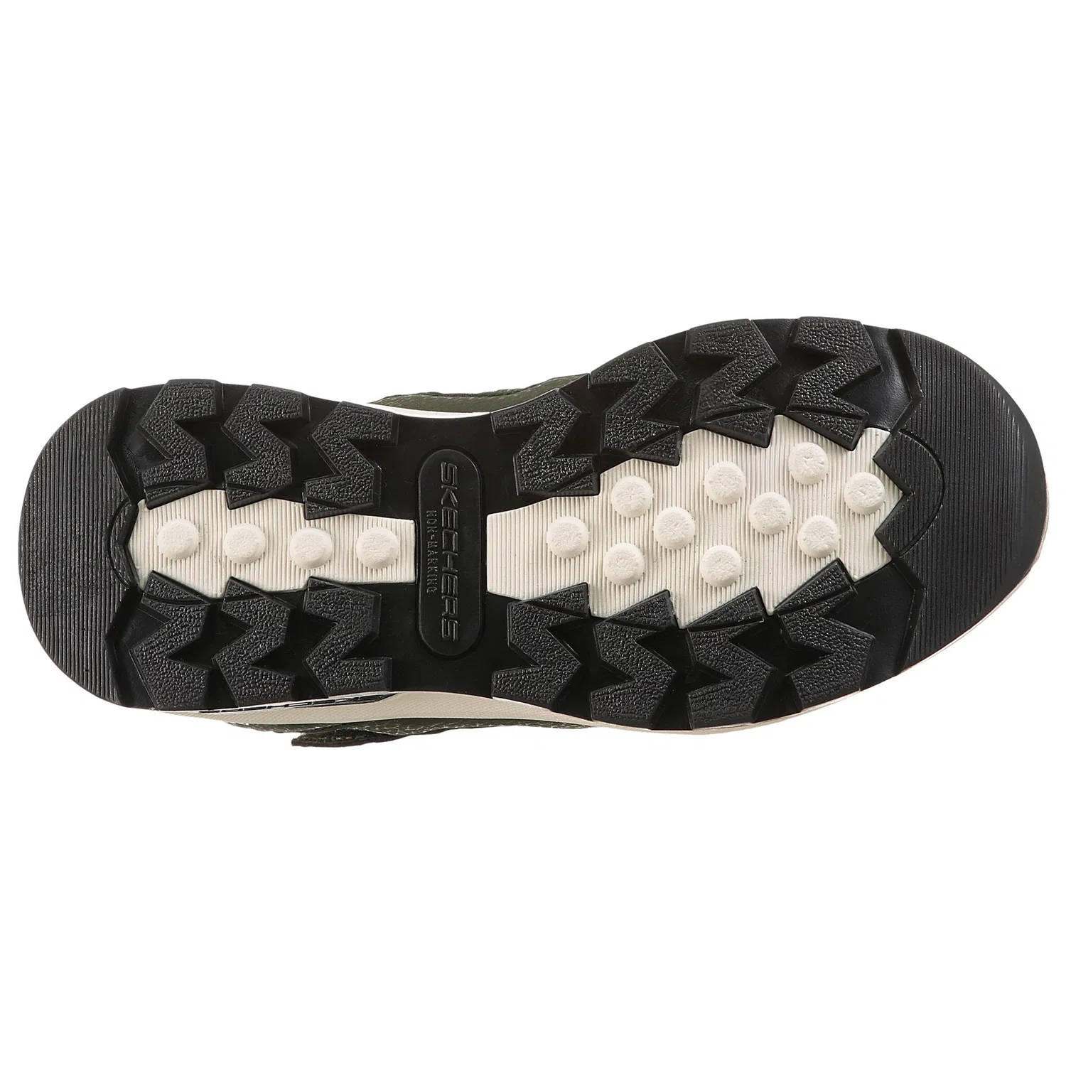 Детские ботинки с waterproof Skechers, Olive/Black — фото 4