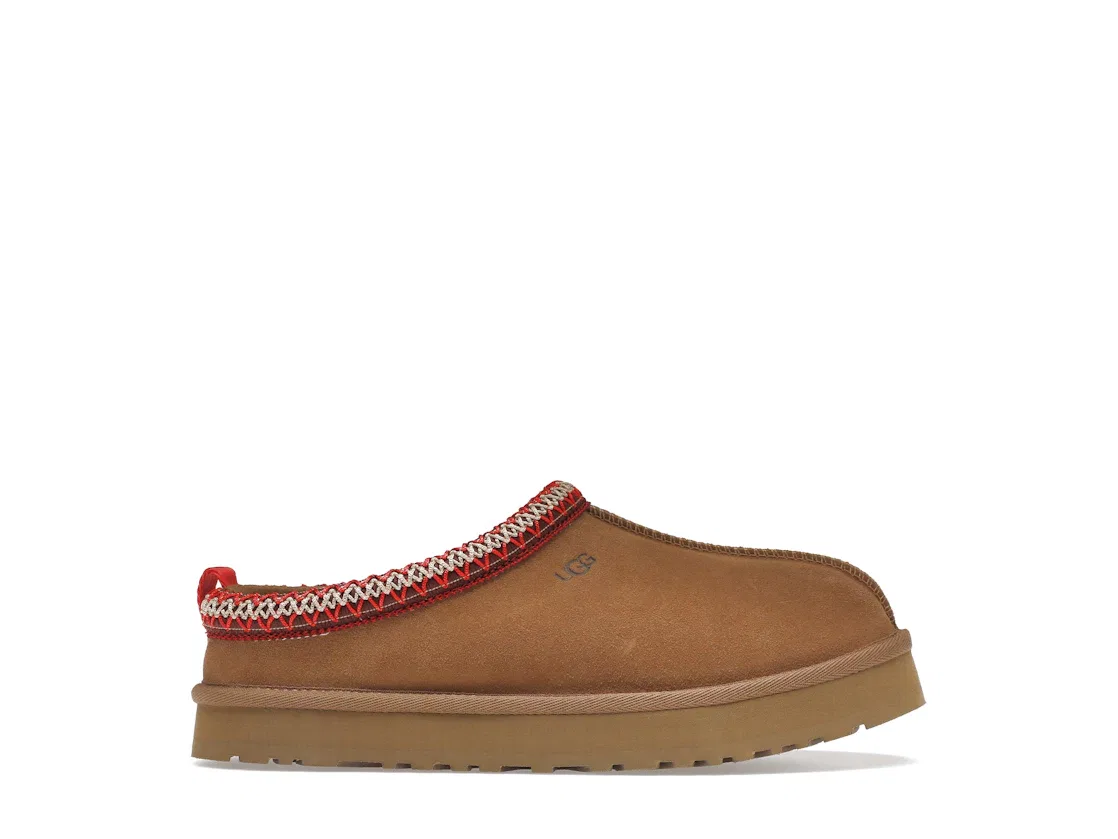 Детские тапочки-сабо с принтом UGG Tazz Slipper, Chestnut
