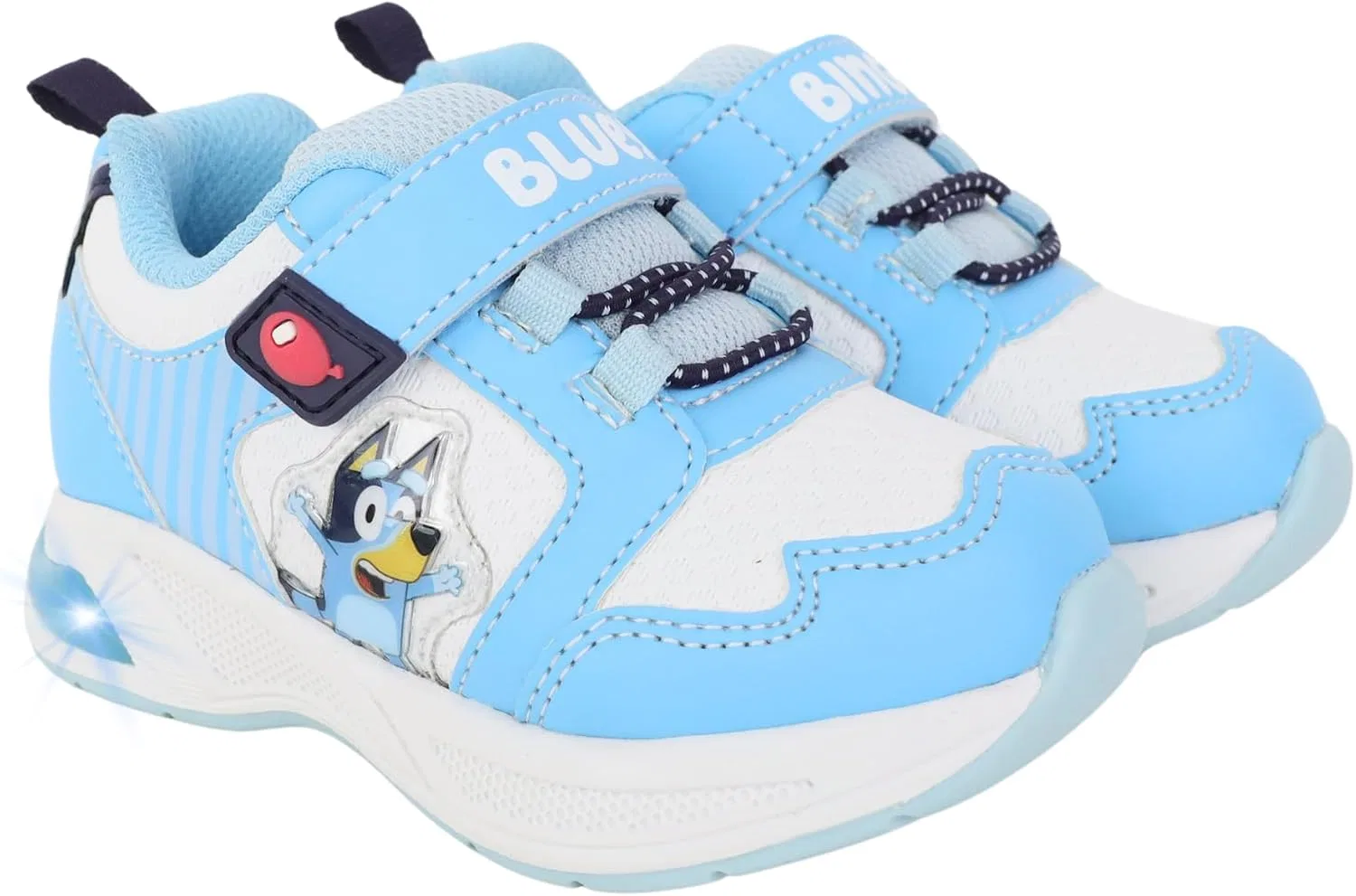 Детские кроссовки со светящейся подошвой Bluey, Baby Blue