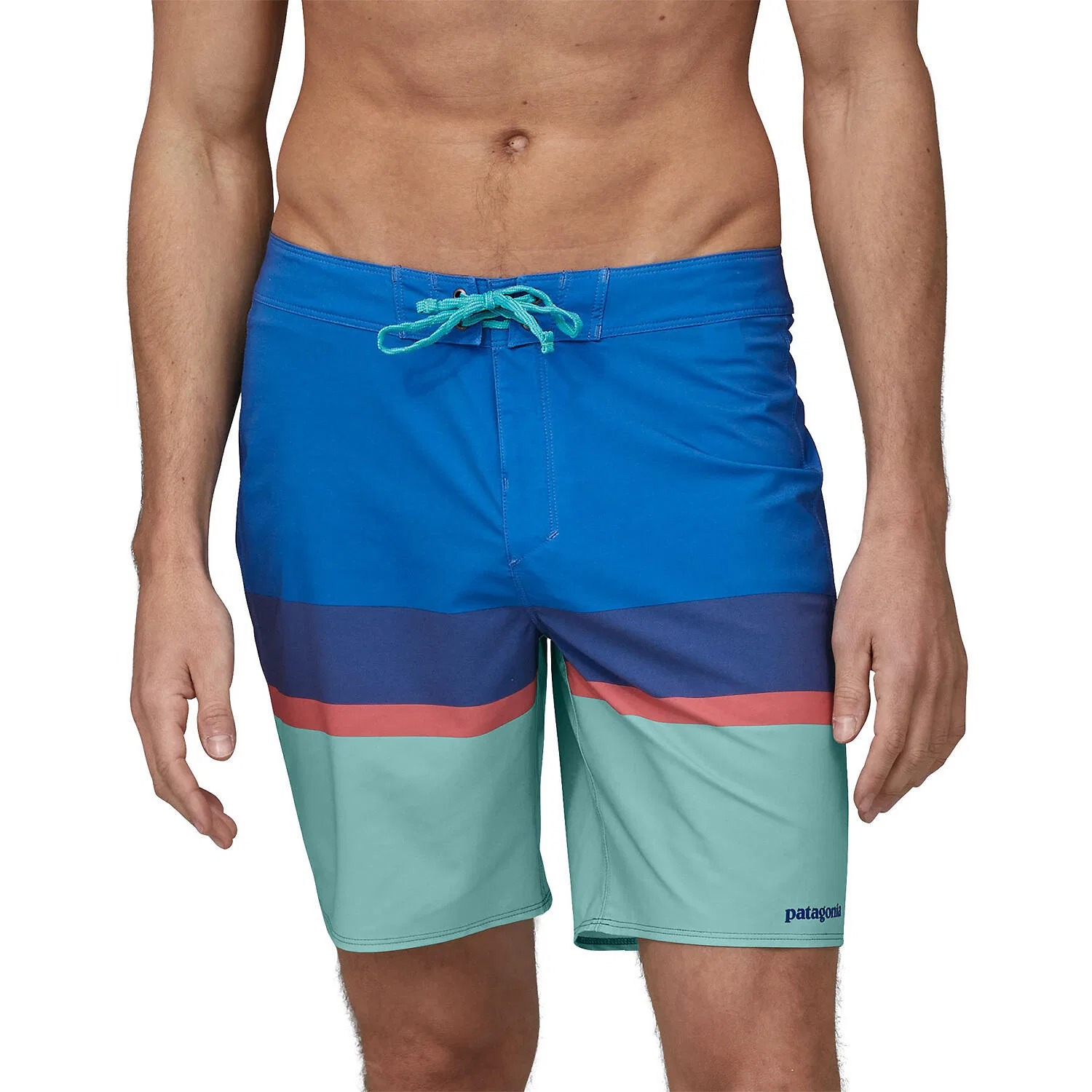 Мужские плавки HYDROPEAK BOARDSHORT 18" Patagonia, Wasserblau — фото 4