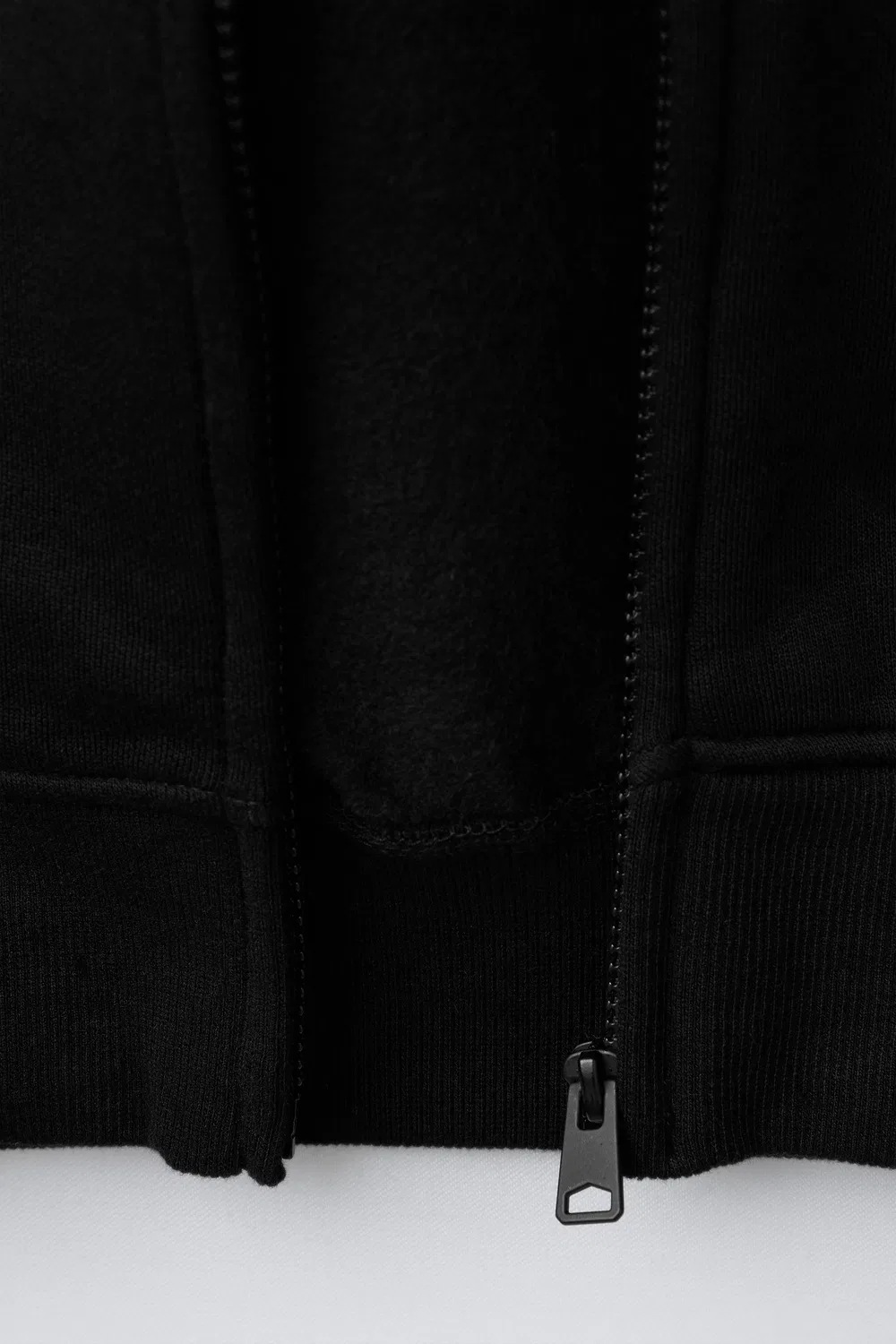 Плюшевая толстовка на молнии ZARA, Black — фото 4