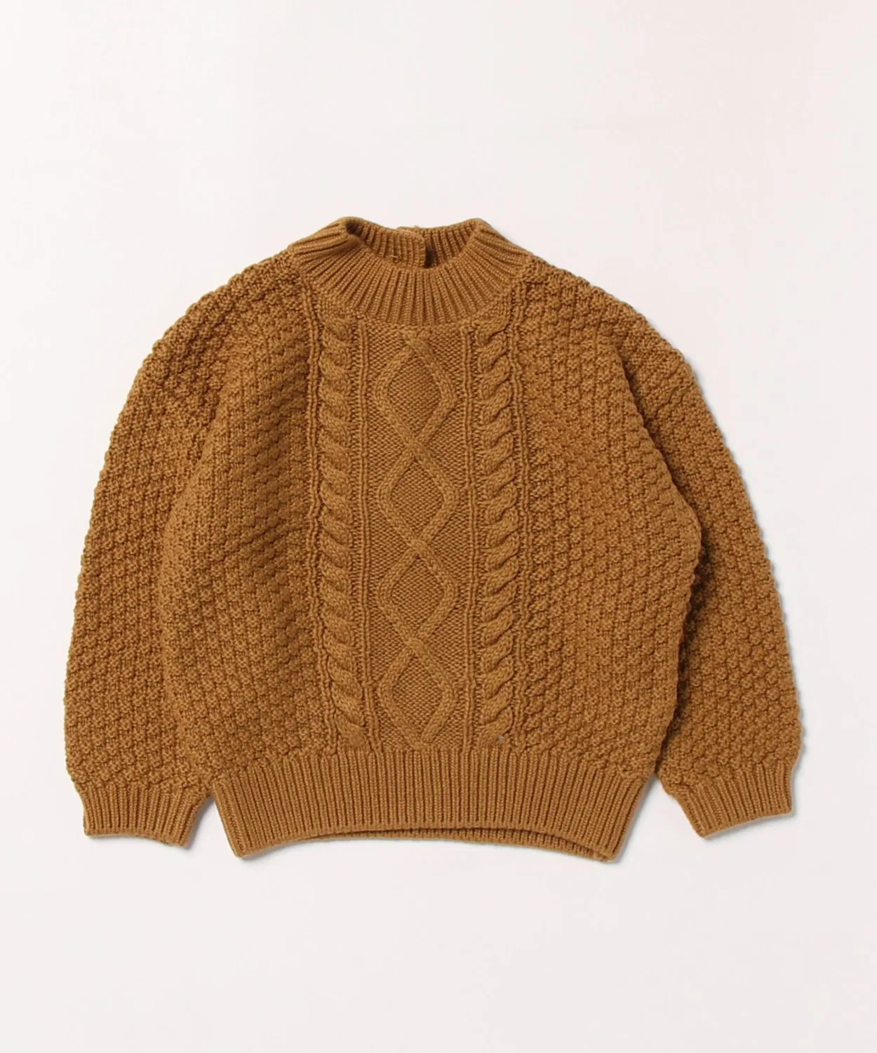 Детский свитер с кабельным узором ARCHIVER, Brown