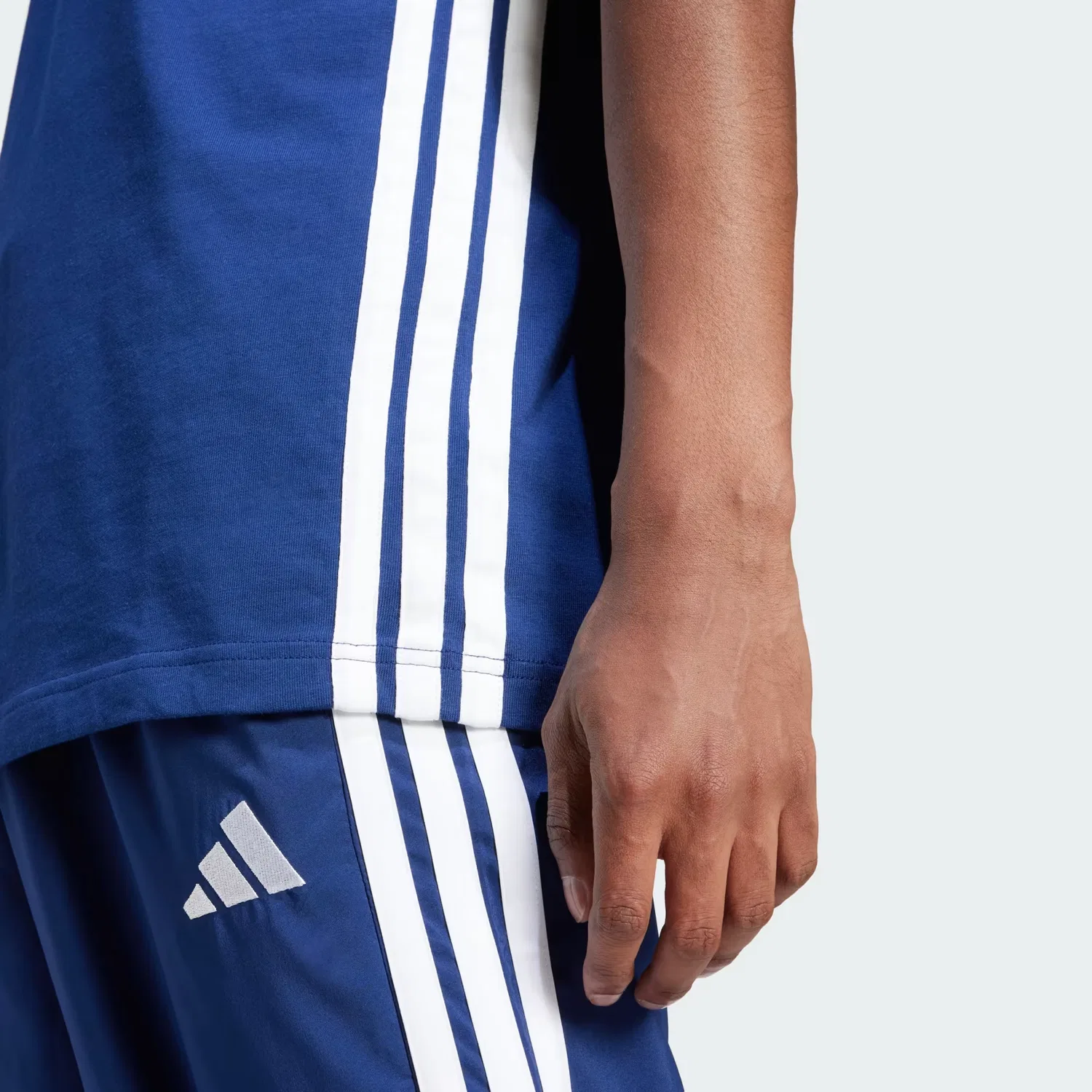 Футболка с круглым вырезом, Adidas, Dark Blue — фото 4