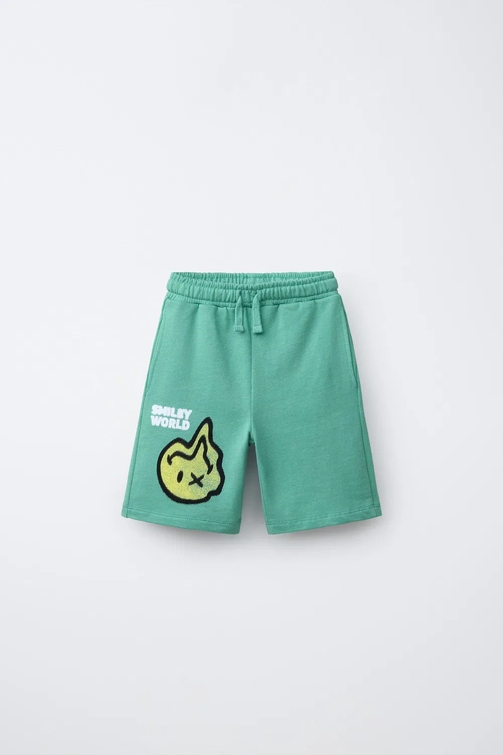Шорты-бермуды с принтом SMILEYWORLD ZARA, Green