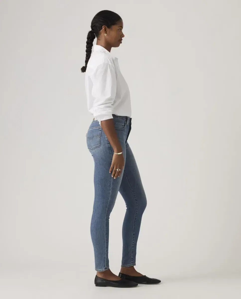 Женские джинсы-скинни с высокой посадкой 721 High Rise Skinny Levi's, Azul — фото 4