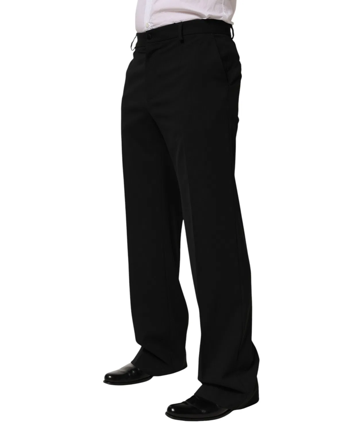 Мужские брюки классические из шерсти Dress Pants Dolce & Gabbana, Black — фото 3