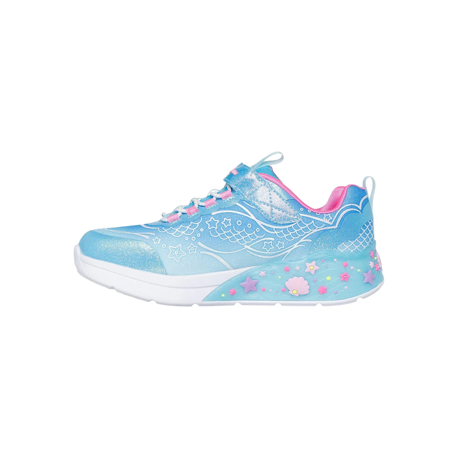 Детские кроссовки для девочек с закрытым носком Skechers 303060LBLMT, Blau