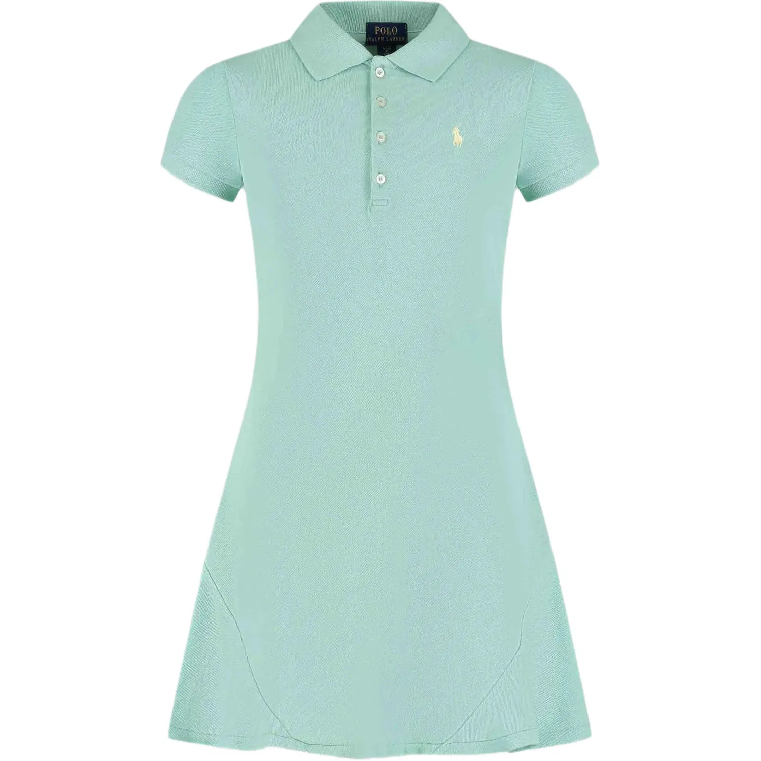 Детское платье с принтом Lake Days Quote Polo Ralph Lauren, Light Green