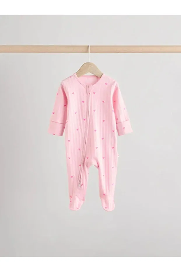 Детский комплект спальных мешков с принтом Basics Next Baby, Pink — фото 4