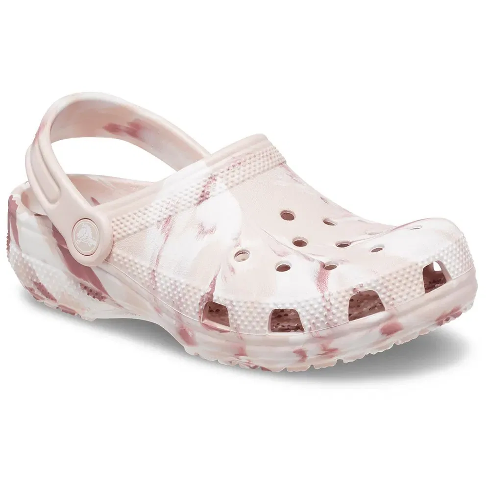 Сабо Classic Marbled Crocs, бежевый