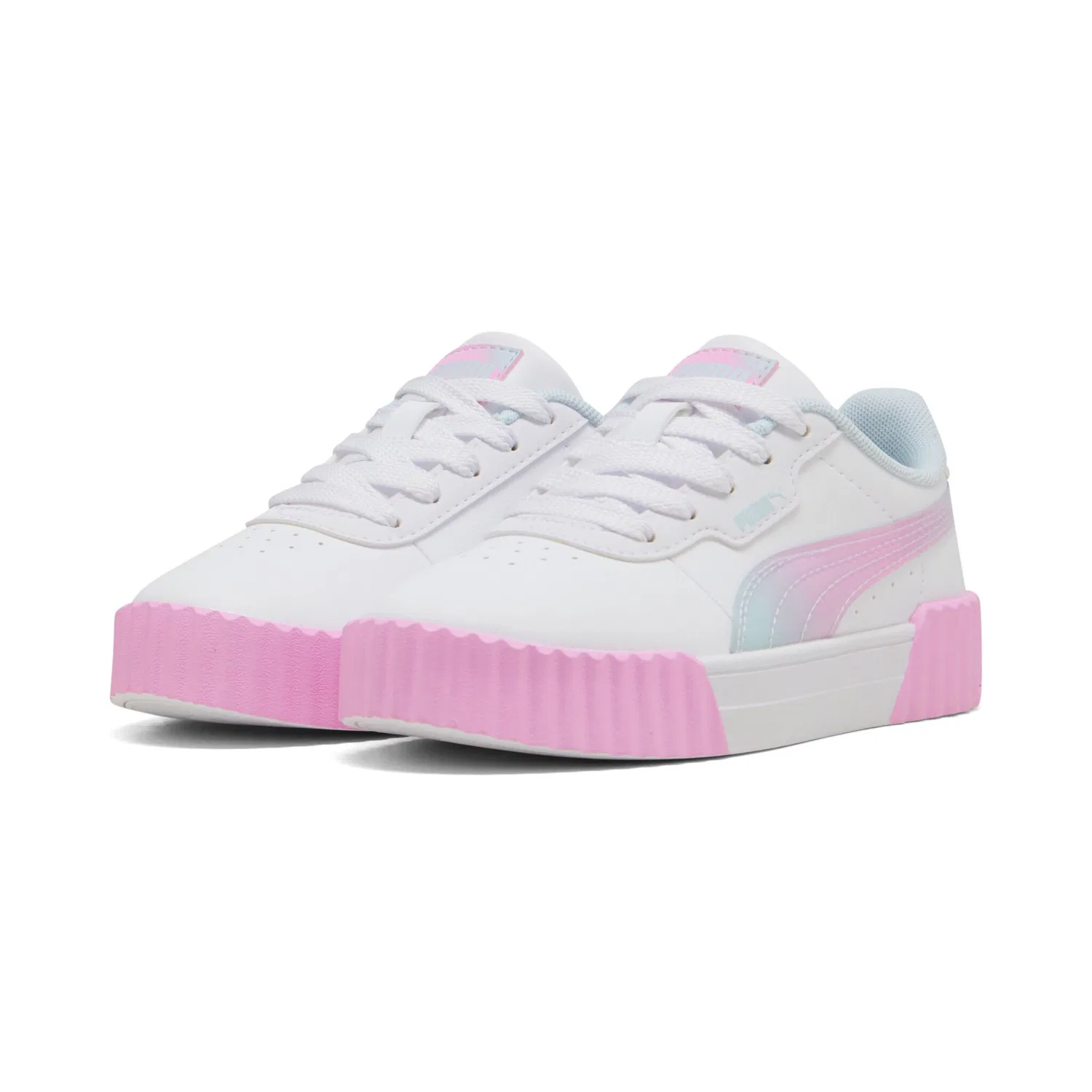 Детские кроссовки на шнуровке Carina 30 PUMA, White-Mauve Glow