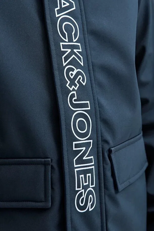 Детские свитшот для девочек с принтом Sportswear Jack & Jones, Navy Blue — фото 3
