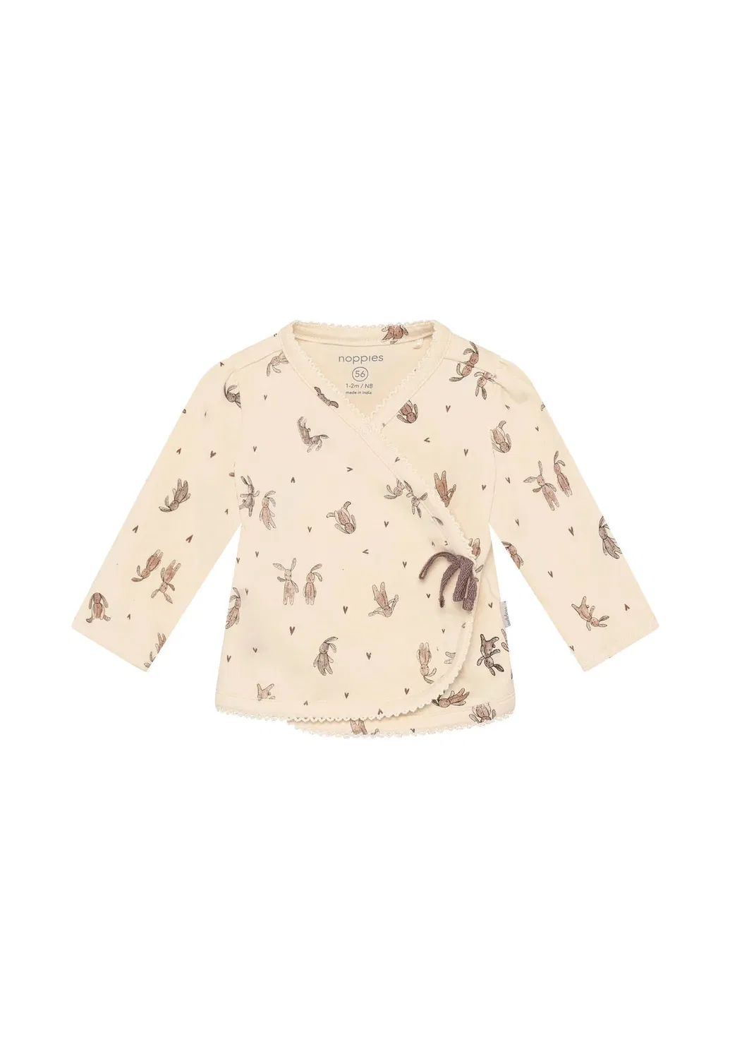 Кардиган Langarmshirt с принтом по всей поверхности Noppies, Buttercream