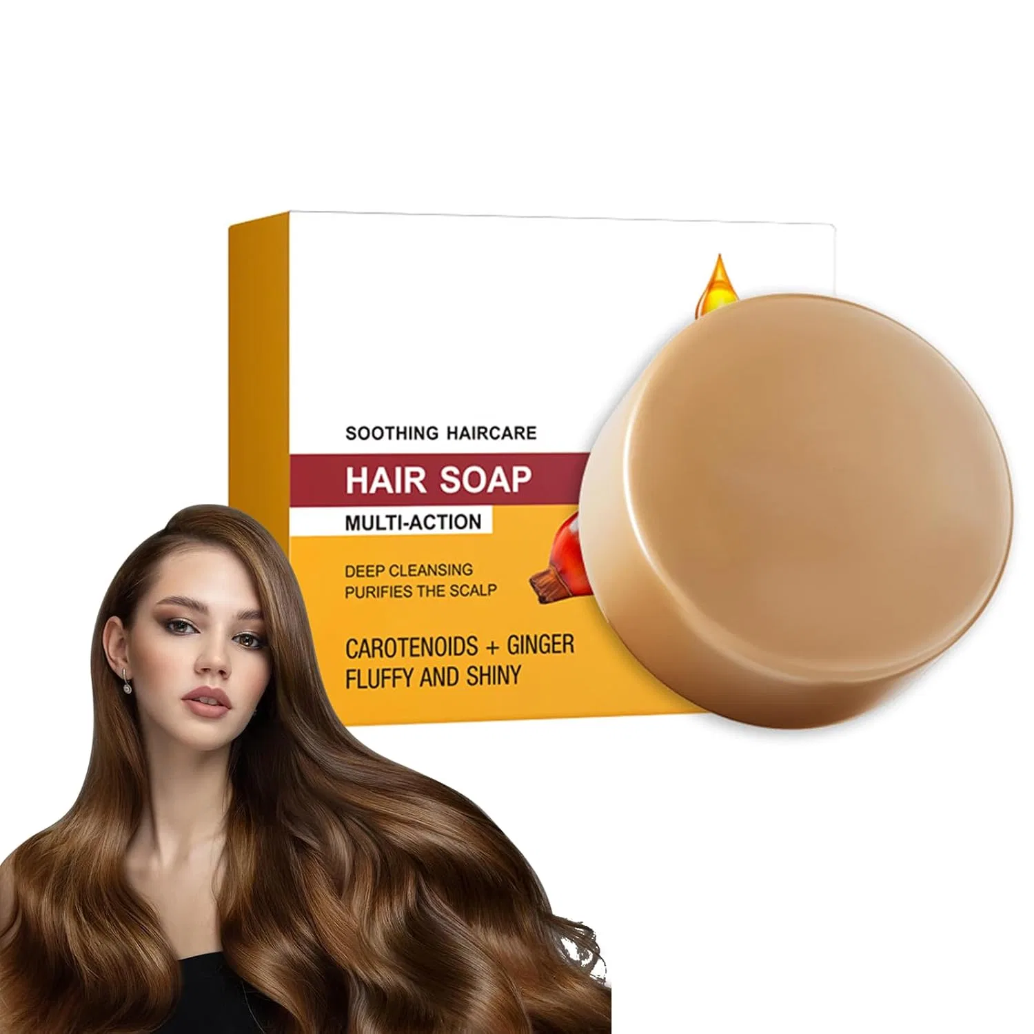 Твердое шампуневое мыло Batana Hair Care, 100 г, Hppsctink