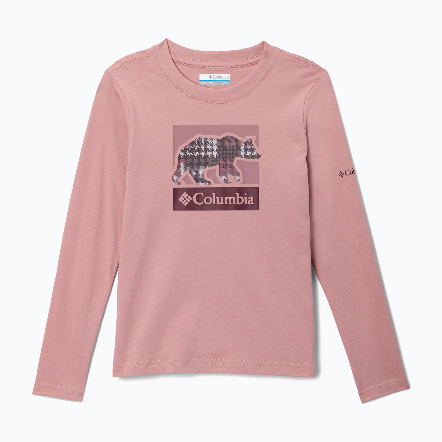 Детское лонгслив с принтом Hazeldel Hill Graphic Tee Columbia, Rosa