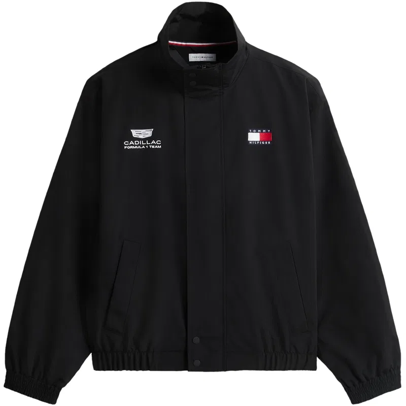 Детская куртка с воротником-стойкой Black BDS Tommy Hilfiger, Black BDS