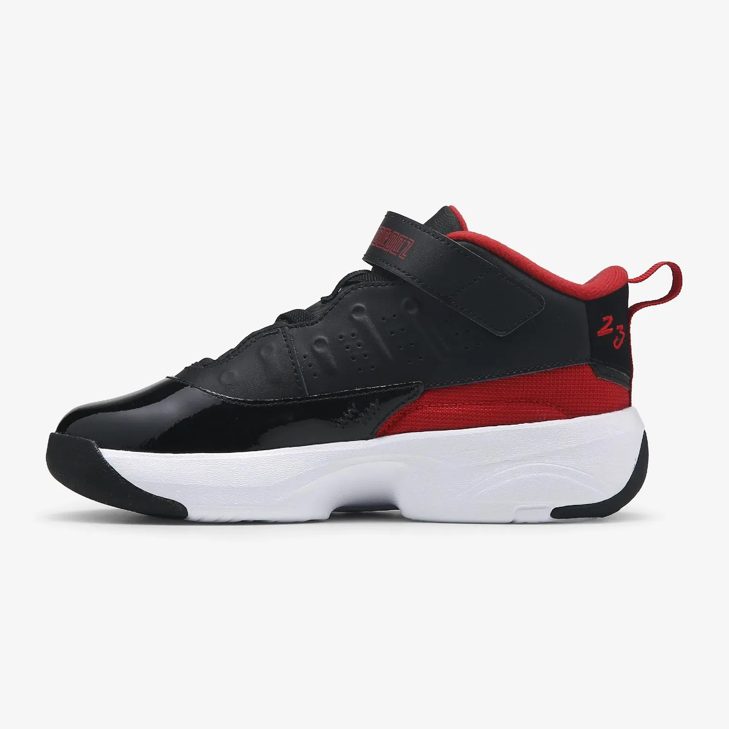 Детские кроссовки Max Aura 7 Mid Jordan, Black/Red — фото 2