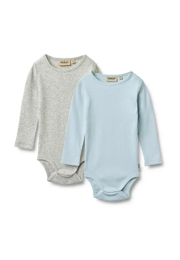 Боди из рибаны Spencer 2 pack Wheat, Summer Sky