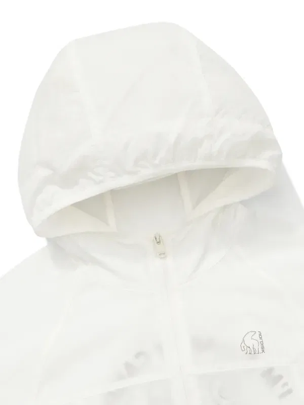 Пуховик легкий Leaf Hoody Nordisk, off white — фото 4