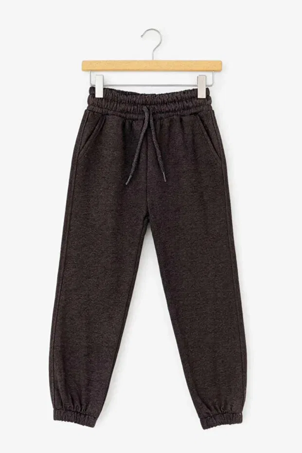 Детские спортивные штаны для девочек хлопковые Krm Kerem Bebe, Dark Gray — фото 2