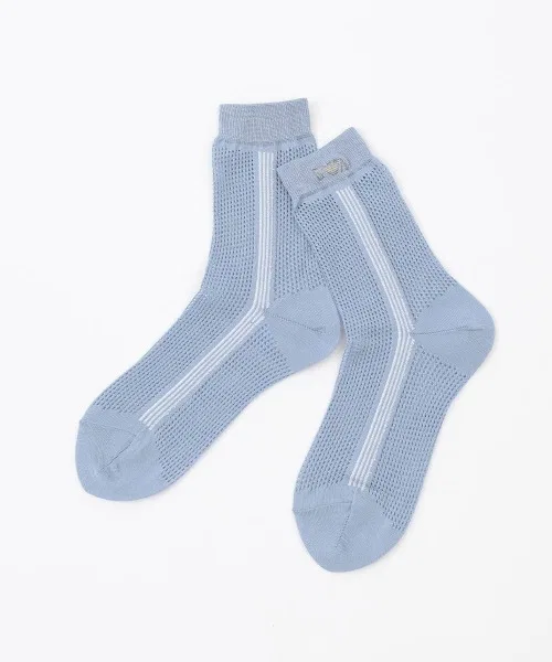 Женские носки с принтом EMPORIO ARMANI, Blue