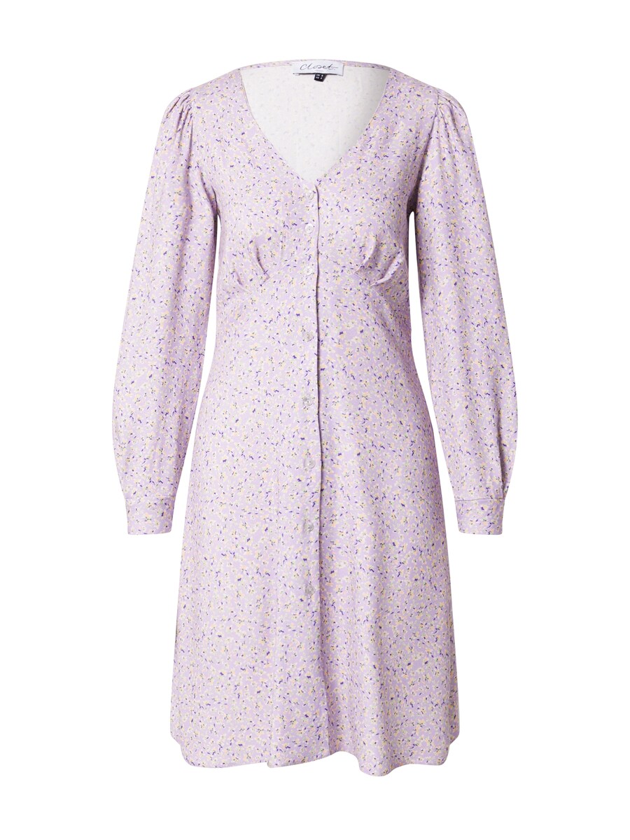 

Платье рубашка Closet London Shirt Dress, цвет lilac/dark purple